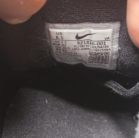 Nike Air Max 97 Shoes Mens Sz 8.5 Athletic Sneakers Trainers Black. - Picture 9 of 9